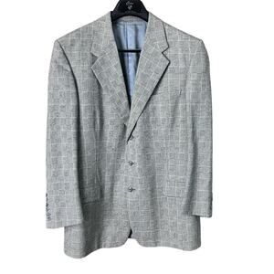 Paul Cicchini 
Custom Sport Coat Suit Jacket Basketweave Pattern EST. 38R